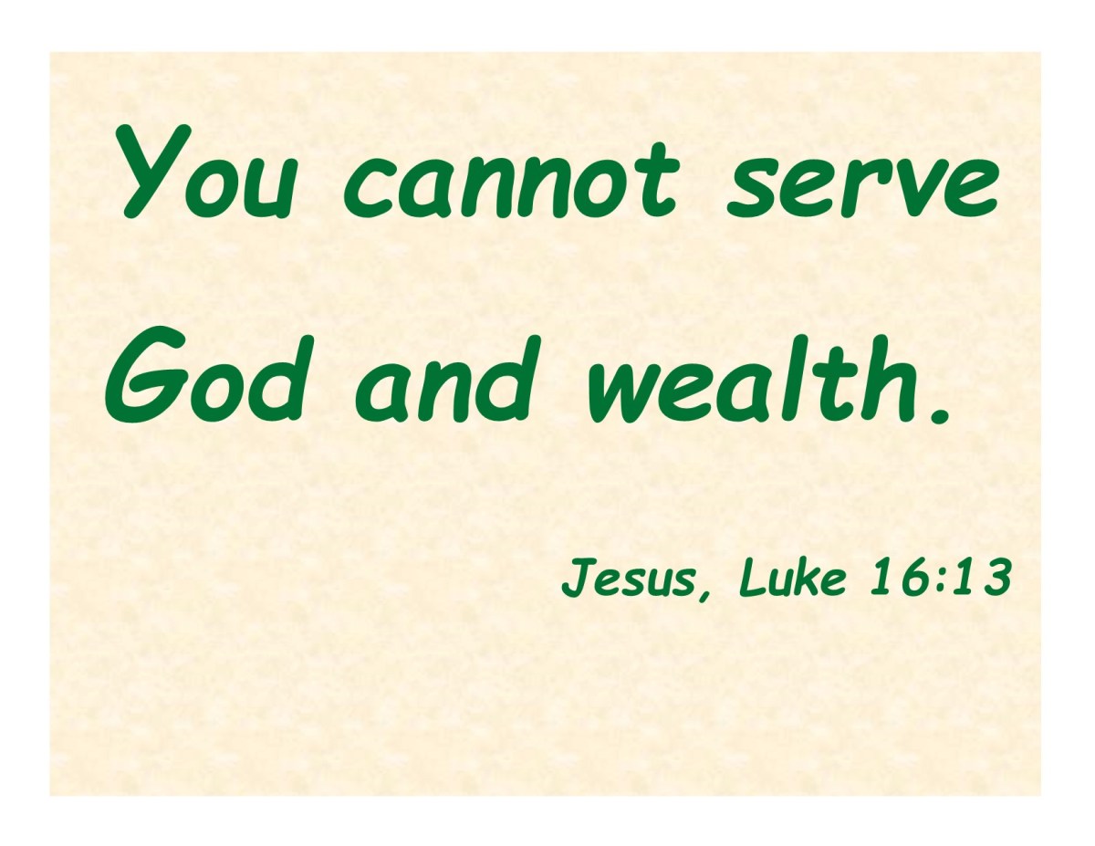 God or Wealth? My Sermon on Luke 16:1-13 – My Pastoral Ponderings